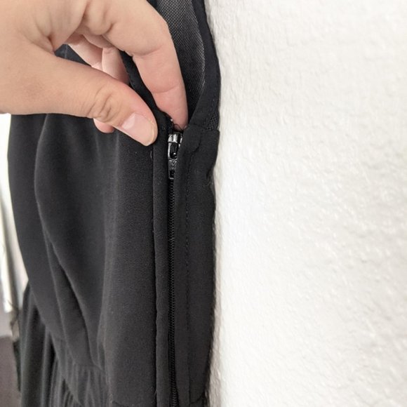 Torrid Black Dress Mesh w/ Beaded Embroidery Dress - Picture 11 of 13